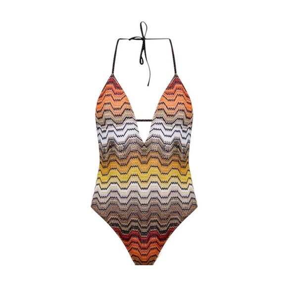 MISSONI Other - Missoni Women Halter-Neck Swimsuit With Zigzag Pattern